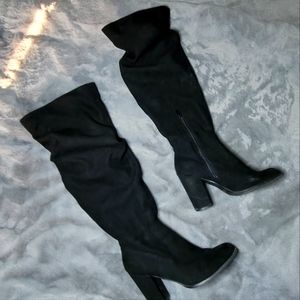 Ladies Size 9 Madden NYC Knee High Boots Black